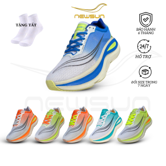 Giày Thế Thao Nam Nử Chạy Bộ Aerobic Đế hạt Eva Nhẹ Sneaker Sport Tập Thể Dục Tập Chạy Bộ