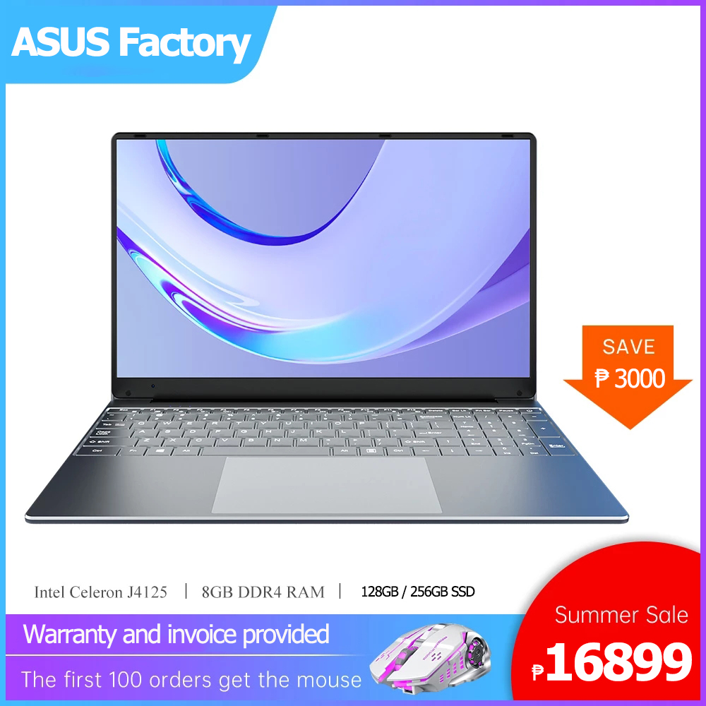Lazada Philippines - [Warranty and Invoice] ASUS Factory 2022 New Monsprin original for laptop office use 15.6-inch CPU 11th gen Celeron J4125/Core i5/i7 16GB RAM 512GB 256GB 128GB SSD ROM with full-size keyboard 1920*1080 screen laptop window 10 suitable for students murah