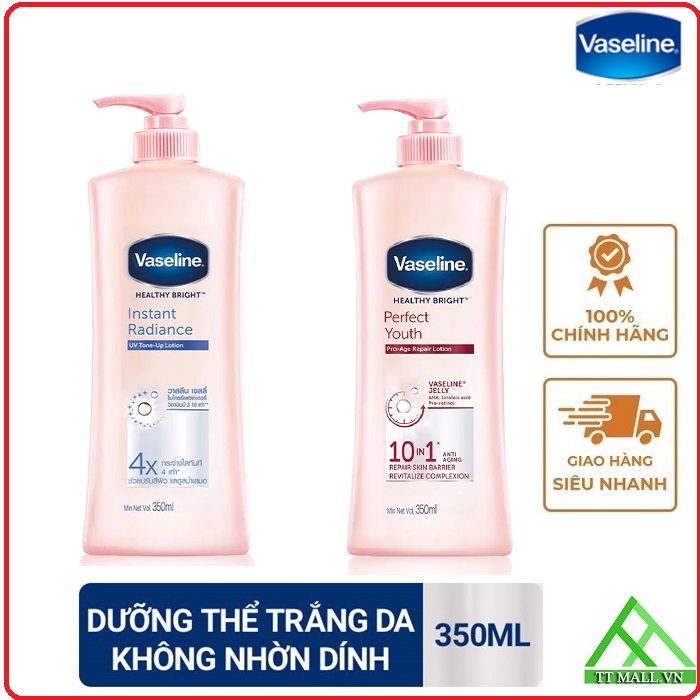 Sữa Dưỡng Thể Trắng Da Vaseline 350ml