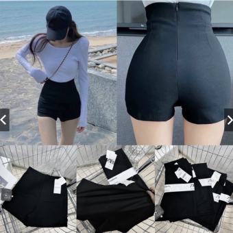 Quần sooc vải dáng ôm, quần za.Ra xuất dư, tag mác CAO CẤP