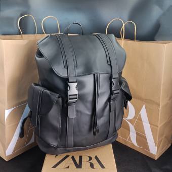 Balo nam nắp gập ZR chất xịn phom cứng cáp khóa cài