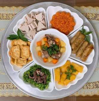 Bộ đĩa hoa mặt trời, bộ bát đĩa cúng gia tiên