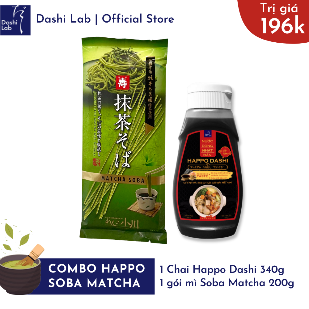 Combo Happo Soba Matcha