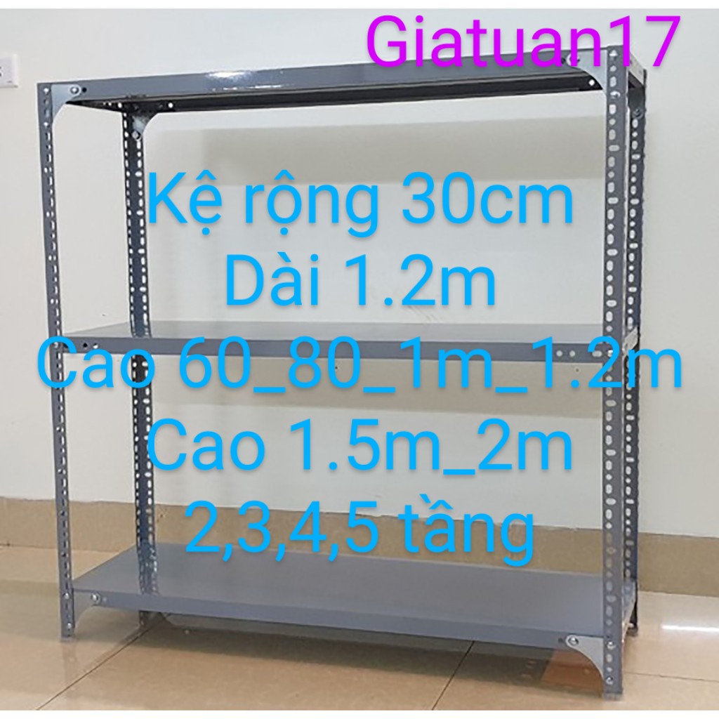 Kệ sắt mâm vê lỗ , nhiều tầng