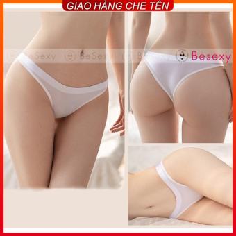 Quần lọt khe nữ vải trơn bóng mát mịn co giãn xuyên thấu