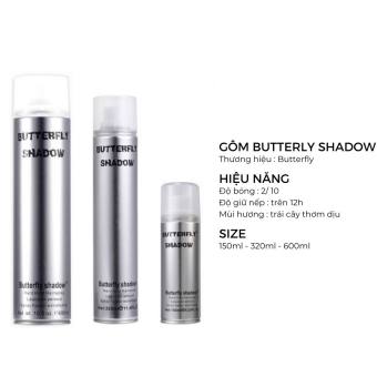 Gôm xịt giữ nếp tóc nam nữ Butterfly Shadow chính hãng , keo xịt tóc , xịt phồng tóc