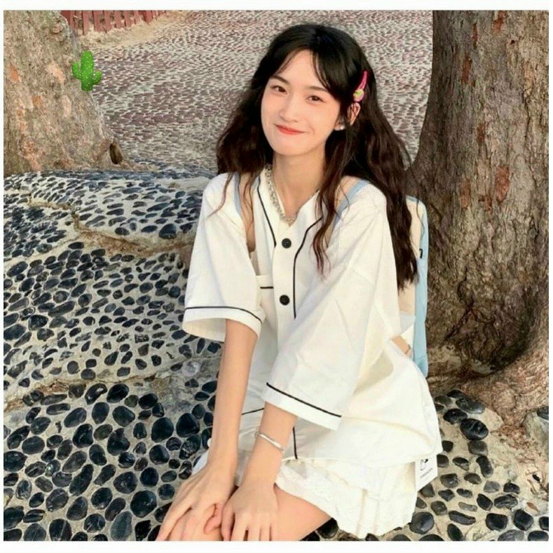 Áo khoác cardigan tay lỡ nữ form unisex phong cách năng động