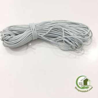 Dây Dù Tròn Màu Trắng - chọn mét