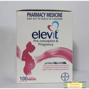 Vitamin Tổng Hợp Elevit Cho Bà Bầu 100 Viên
