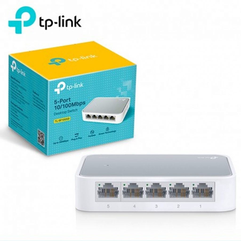 Cổng chia mạng tplink 5 port tl-sf1005d 10/100m