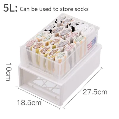 (LULUHOME.SG) Storage Box/Storage Drawer/Stackable/Container Plastic/Home Organization Organise (1)
