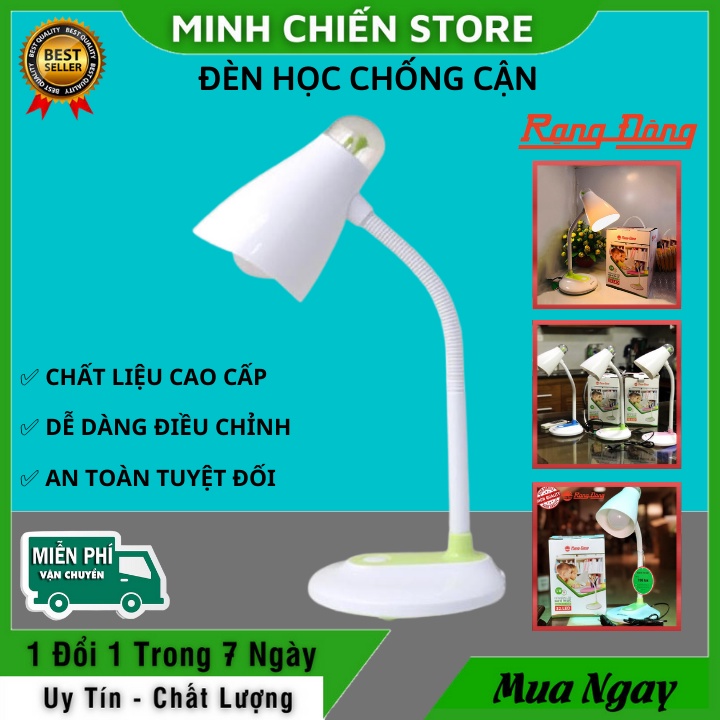 Đèn học để bàn chống cận Rạng Đông LED 32 dễ dàng điều chỉnh góc, Chất liệu cao cấp, an toàn , Đèn bàn chống cận, Đèn học chống cận