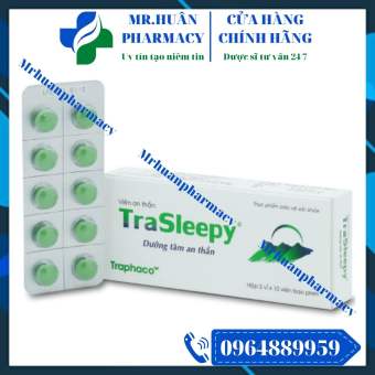 Viên an thần TraSleepy Traphaco (Hộp 20 viên) - Hỗ trợ dưỡng tâm an thần