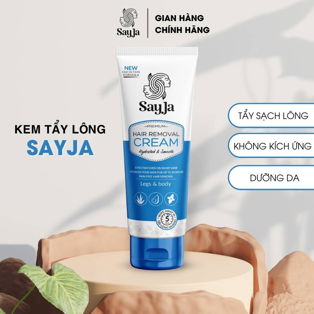Kem tẩy lông SayJa chính hãng kem tẩy lông vùng kín nách tay chân tốt nhất