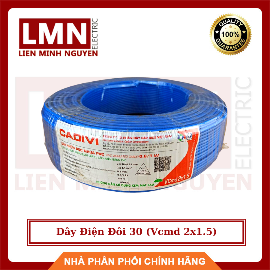 Cadivi dây điện đôi 30 - hàng việt nam, chất lượng cao