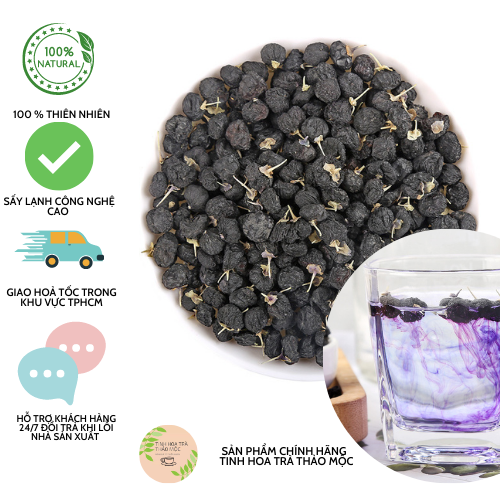 (  FREESHIP MAX + DEAL GIẢM SÂU)[HCM]hắc kỷ tử đen quà tặng tốt sức khỏe 100 gram_tinhhoatrathaomoc