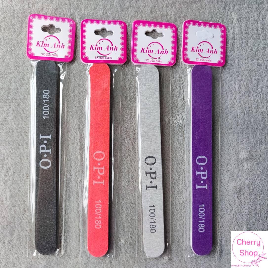 Combo 2 cây dũa móng giả dũa móng bột opi 100/180