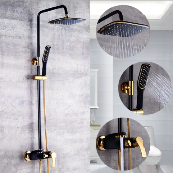 Sen tắm | Bộ sen cây nóng lạnh cao cấp SC 02 (Vàng đen) - Hàng GIORMANI TAIWAN