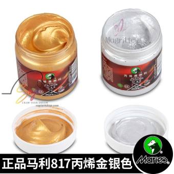 Màu Acrylic nhũ đồng và Aceylic nhũ bạc Maries, Acrylic Maries