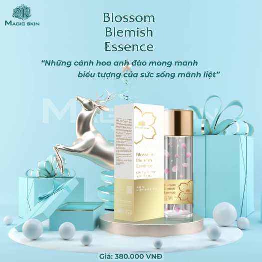 Cốt Tuyết Hoa Magic Skin 👍 Essence cấp ẩm  Blossom Blemish Essence 👍 Chiết xuấ hoa anh đào ✔ CHÍNH HÃNG