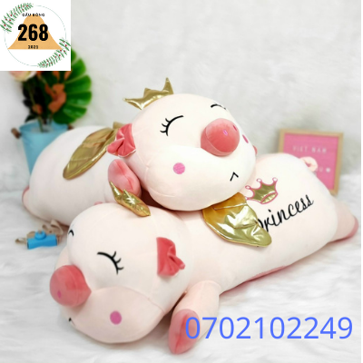 Heo nữ hoàng - heo đội vương miện - vải miniso co dãn 4 chiều - gaubong268