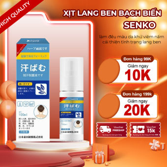 Xịt Bạch Biến SENKO Thảo Dược Cổ Truyền Nhật Bản - Xịt Thảo Dược SENKO Làm Đều Màu Da, Lang Ben, Bạch Biến