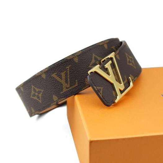 ❐✘  Thắt lưng nam Dây nịt dây da - Họa tiết VL -  mặt khóa VL mặt trắng - vàng cá tính riêng hàng hiệu