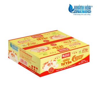 Cháo Tổ Yến Vị Thịt Bằm - Khánh Hòa Nutrition Thùng 30 gói x 50G - Cháo Ăn Liền Thơm Ngon Hơn, Dinh Dưỡng Hơn