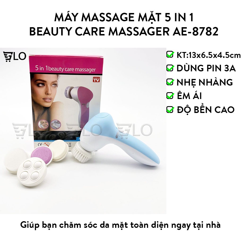 Máy massage mặt 5 in 1 beauty care masserger ae-8782
