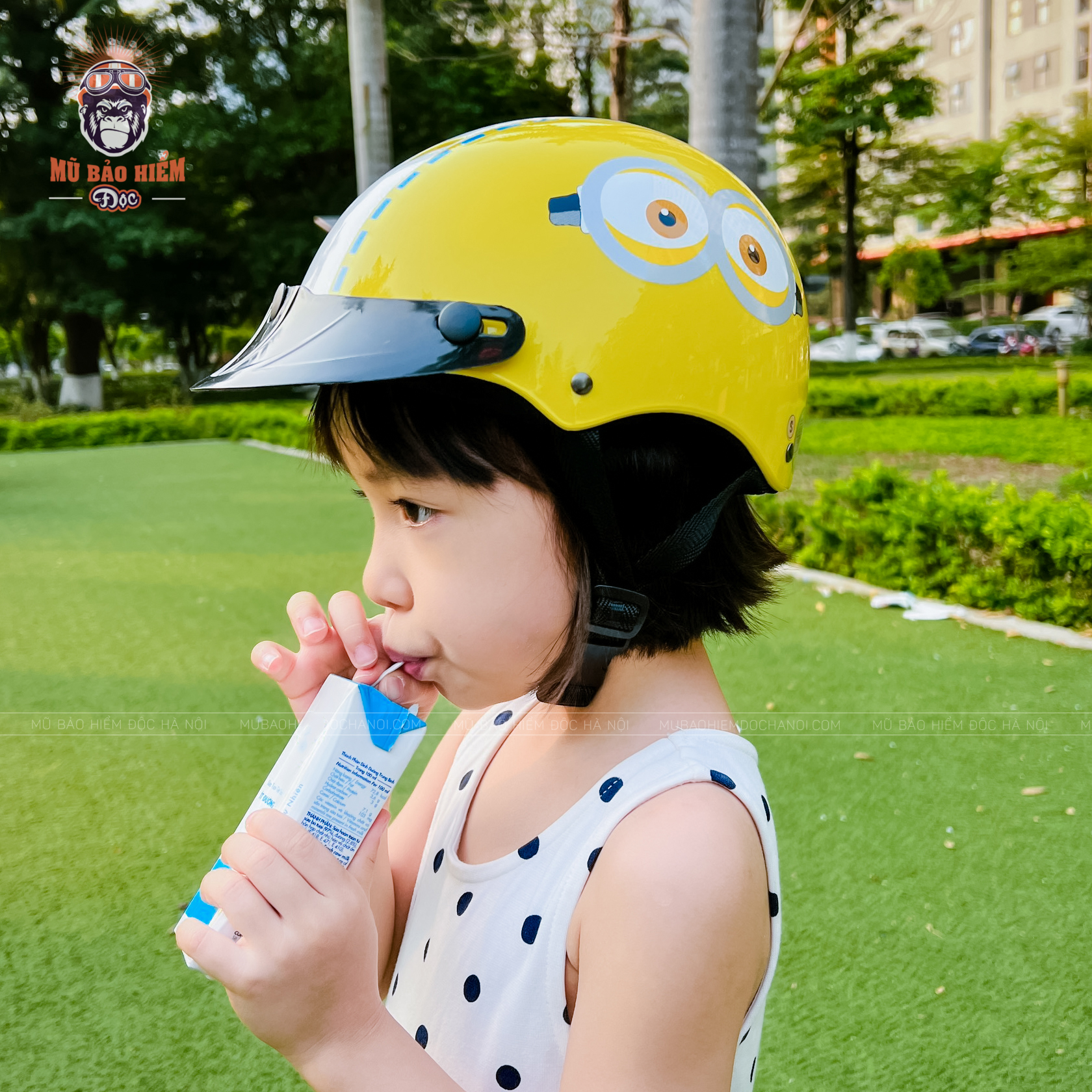 Mũ bảo hiểm trẻ em lưỡi trai – protec kitty