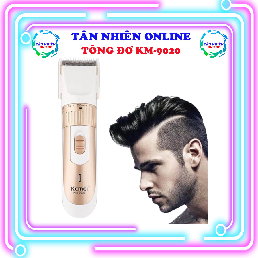 [Hỏa tốc] Tông đơ cắt tóc chuyên nghiệp KM9020 tiện lợi cho bạn thoải mái tạo kiểu tóc