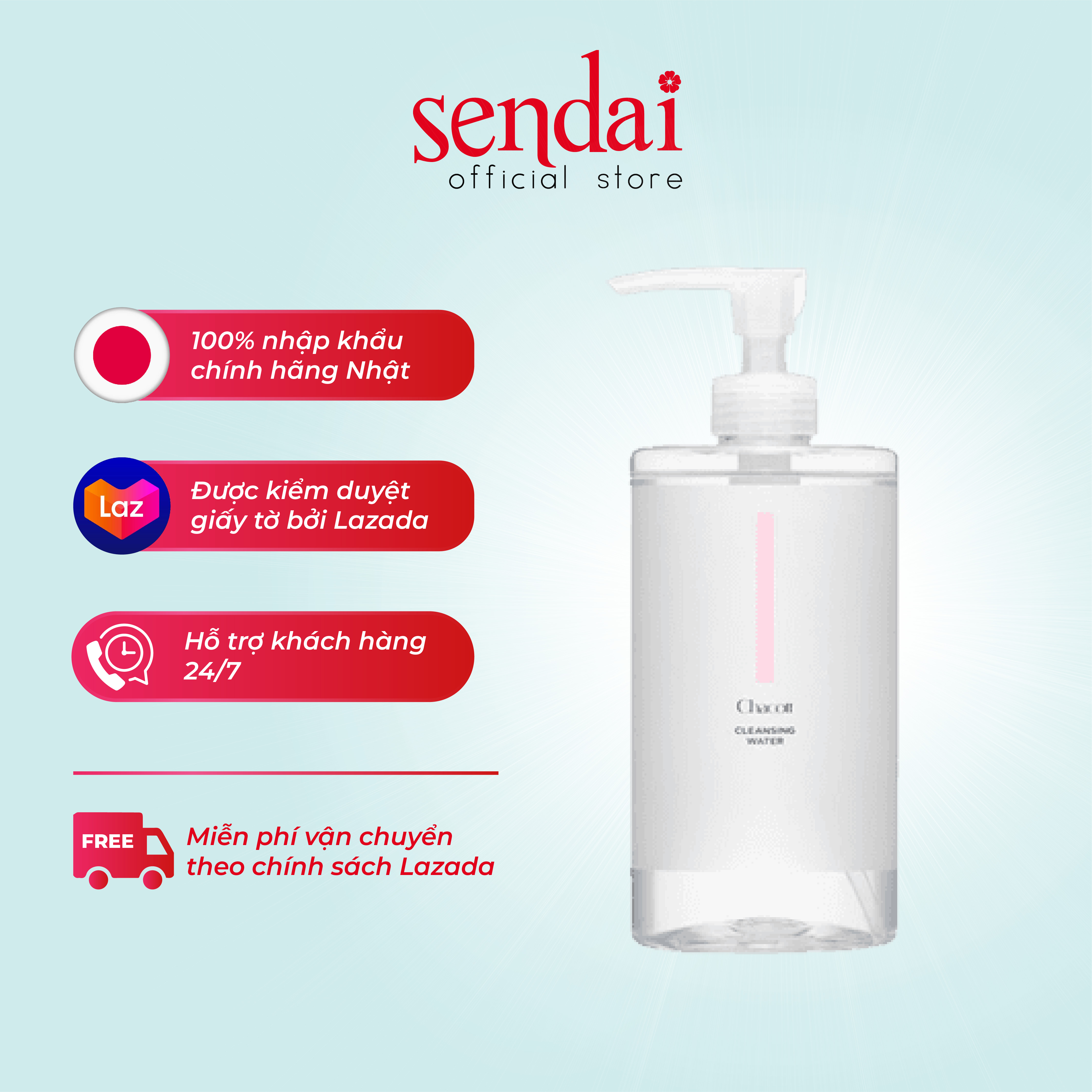 Nước Tẩy Trang Chacott For Professionals Cleansing Water