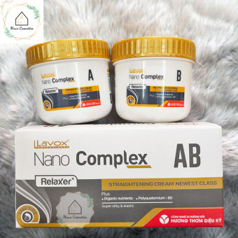Kem Duỗi Ép Tóc Lavox Nano Complex 150ml Tặng kèm bao tay
