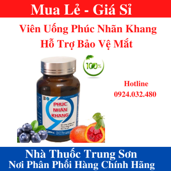 Viên Uống Phúc Nhãn Khang Hỗ Trợ Bảo Vệ Mắt - Trung Sơn 1