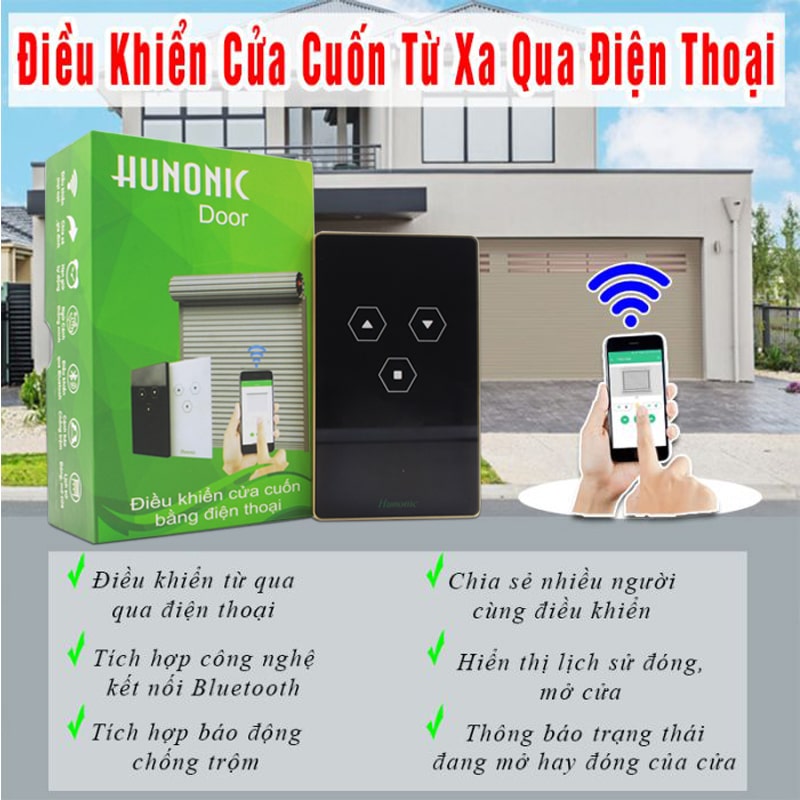Công Tắc WIFI Điều Khiển Cửa Cửa Cuốn Đảo Chiều Động Cơ