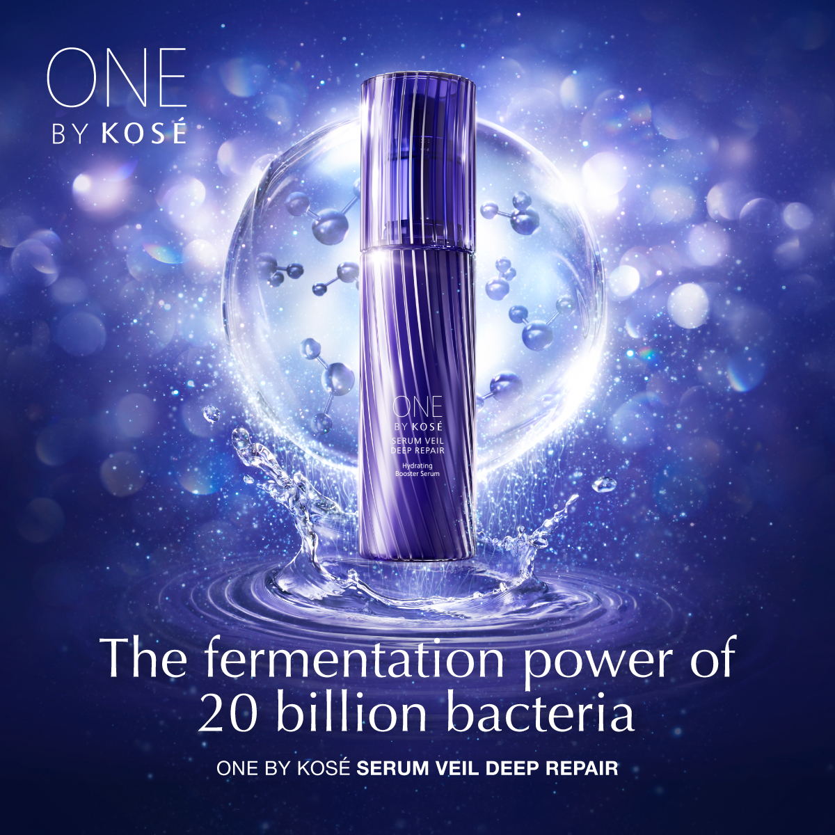 New Launch] One By Kose Serum Veil Deep Repair 60mL - Lightweight