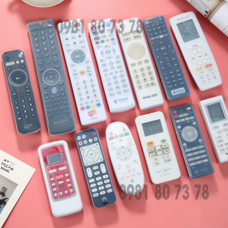 Bọc điều khiển tivi, bọc điều khiển máy lạnh, bọc remote silicon