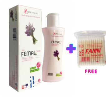 FEMAL CARE - Dung dịch vệ sinh dịu nhẹ lành tính, chứa tinh chất tràm trà, hoa hồng, chuyên dùng cho PNCT, cho con bú - Lọ 100ml