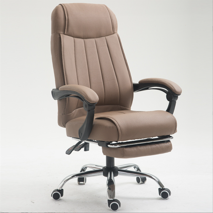 Ghế da văn phòng, ghế Giám đốc có massage giúp hỗ trợ giảm đau thắt lưng, có chế độ ngả lưng ghế và gác chân tiện lợi