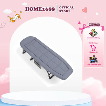 Giường Ngủ Văn Phòng Gấp Gọn Nằm Nghỉ Trưa Tiện Ích - Khung Thép Sơn Tĩnh Điện - HOME1688VN