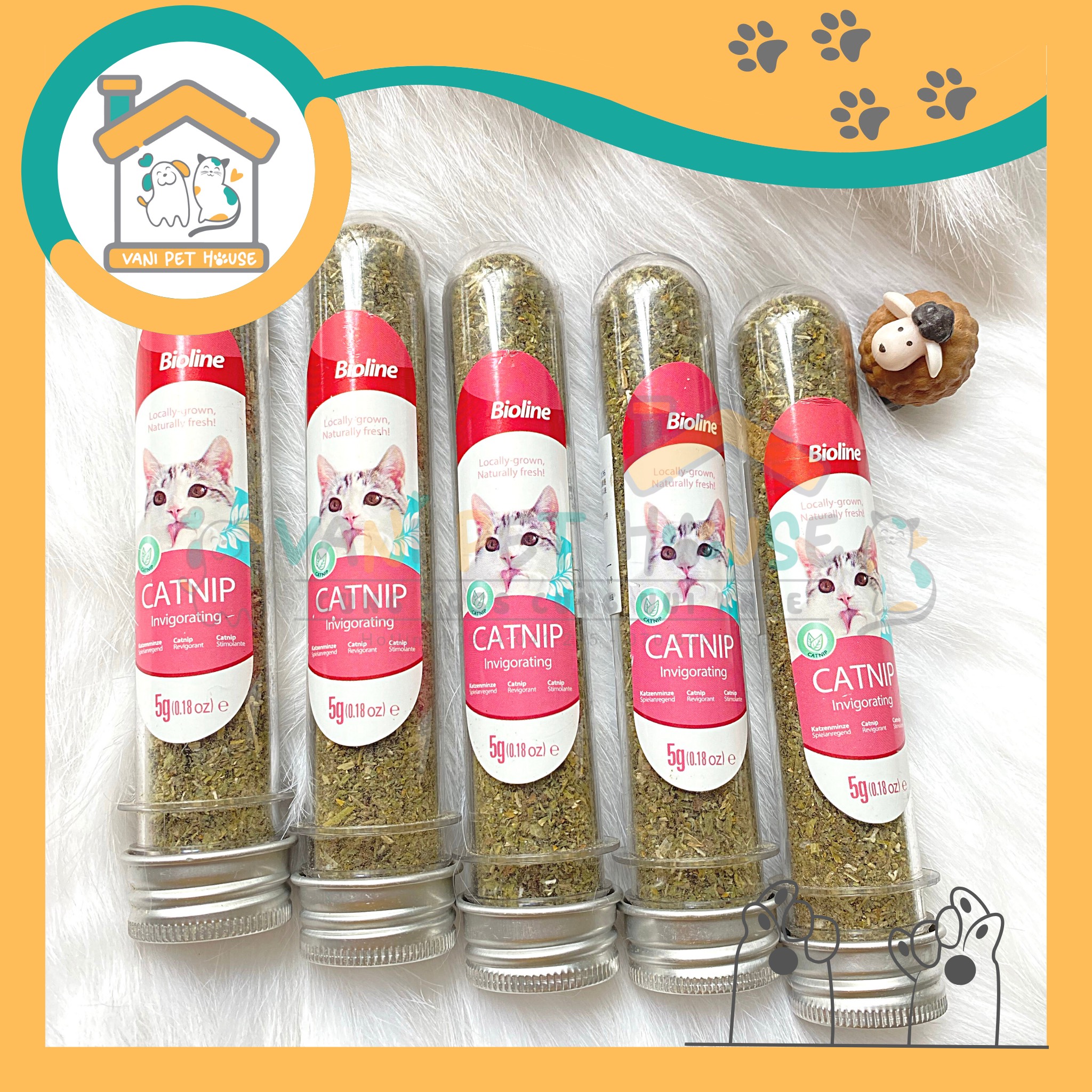 Cỏ mèo Catnip Bioline dạng ống 45ml
