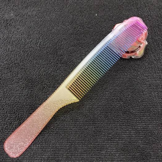 lược cắt tóc nam barber  7 sắc cầu vồng-cắt chân phương