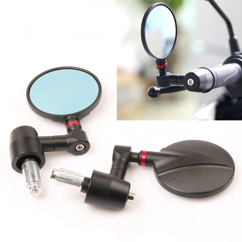 1 Cặp Kính gù chiếu hậu gắn tay lái xe máy motor và nhiều dòng xe khác