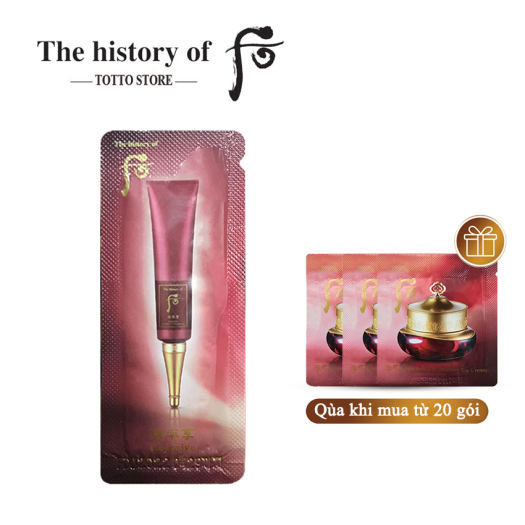 Kem chống nhăn vùng mắt Whoo đỏ Intensive Wrinkle Concentrate 1/gói - Kem mắt Whoo đỏ; Kem chống nhăn Whoo