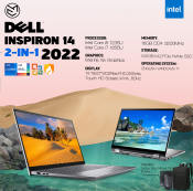 Dell Inspiron 14 2-in-1 Laptop 2022 Model, i5/i