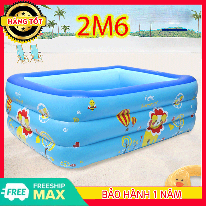 Bể bơi cho bé, hồ bơi cho bé, Bể bơi phao chống trơn đủ cỡ, Bể bơi, hồ bơi ,bể bơi mini 1m2 chất liệu PVC an toàn, đàn hồi cao, an toàn cho trẻ