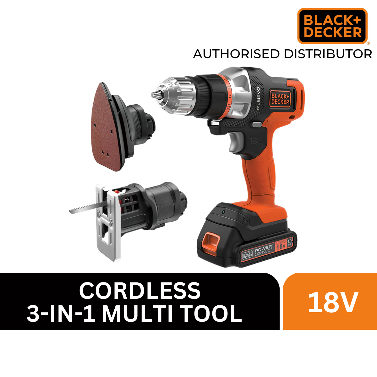 18V Cordless Multievo Multi-Tool