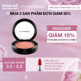 Phấn má hồng mỏng nhẹ và lên màu chuẩn MAC Sheertone Blush 6g