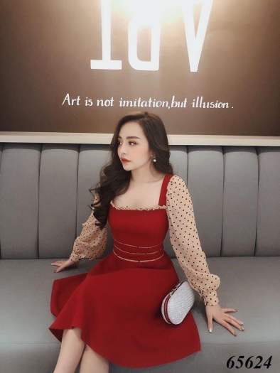 ĐẦM XÒE DỰ TIỆC PHỐI VOAN CHẤM BI SANG TRỌNG