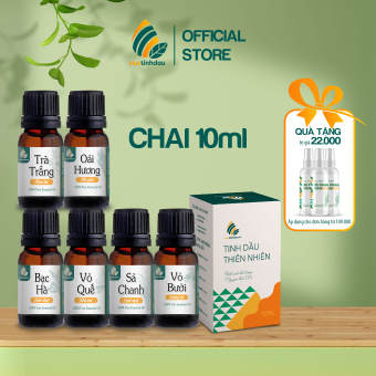 Tinh Dầu Thiên Nhiên VUATINHDAU Chai 10ml | Nhiều Hương Thơm Chọn Lựa | Tinh Dầu Nguyên Chất Hoàn Toàn
